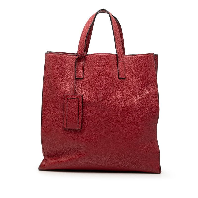 Prada Leather Tote Bag