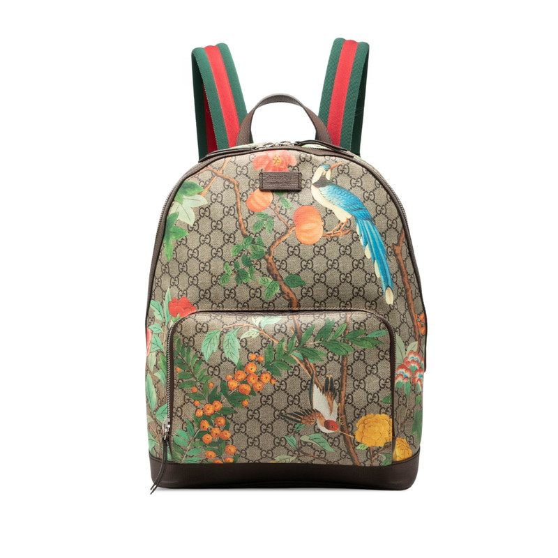 Gucci GG Supreme Tian PVC Leather Backpack