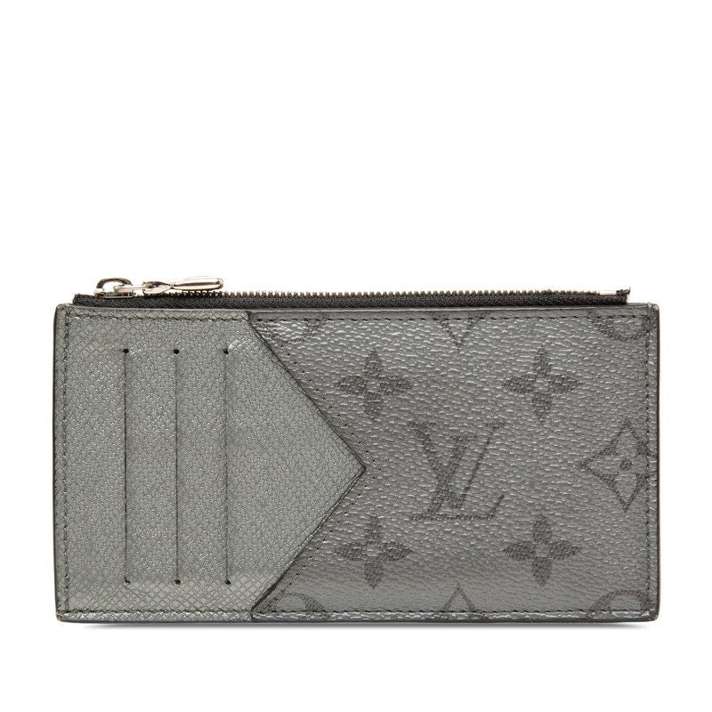 Louis Vuitton Monogram Taigarama Coin Card Holder