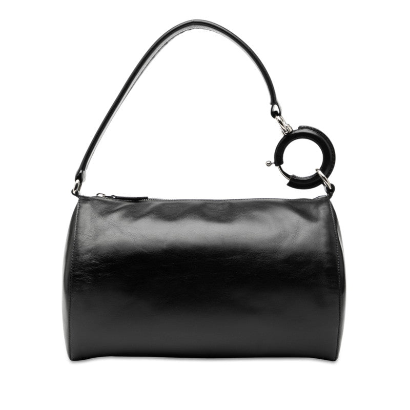 Burberry Lonby Leather Shoulder Bag