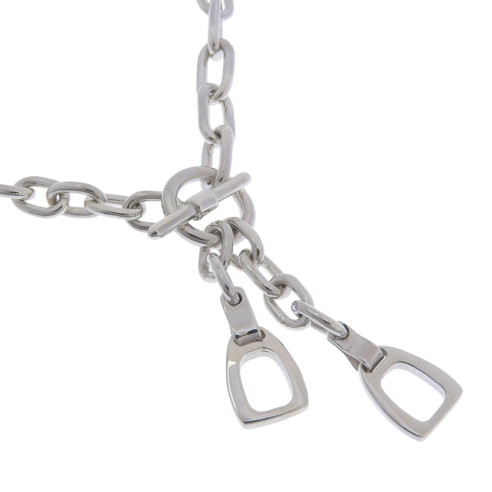 Gucci Horsebit Silver Necklace