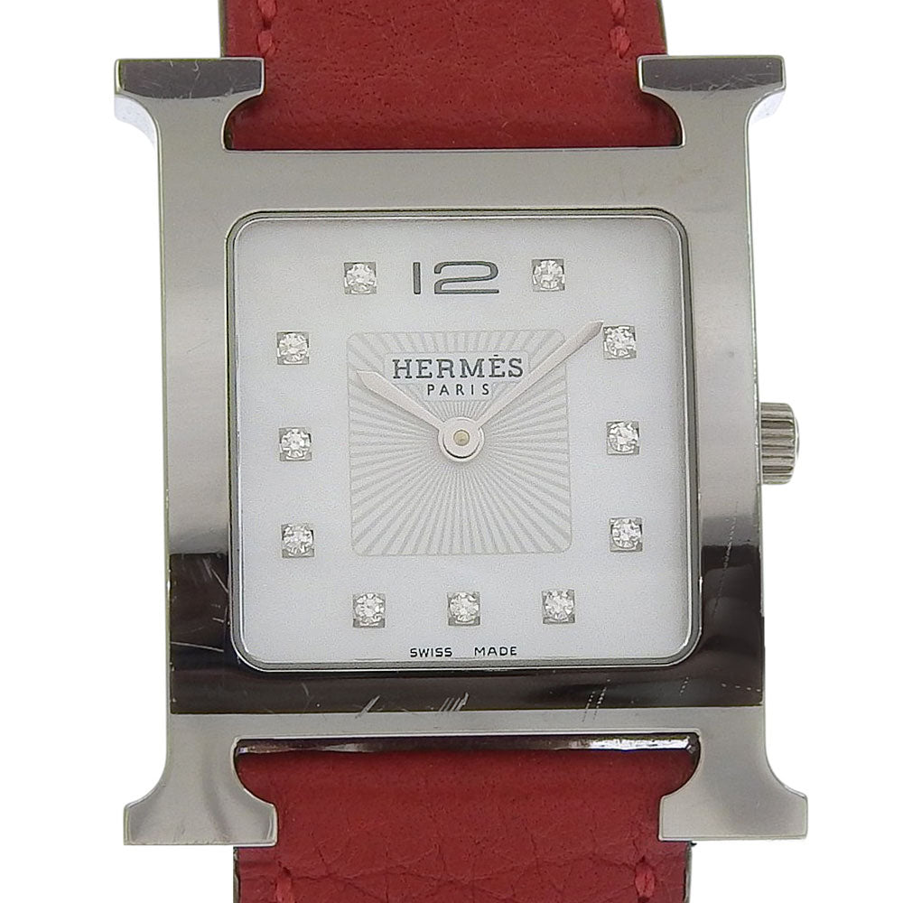 Hermes H Watch Stainless Steel Watch