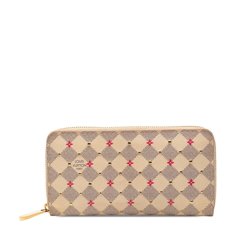 Louis Vuitton Zippy Wallet Damier Azur Long Wallet