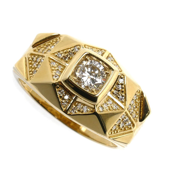 K10 Yellow Gold Diamond Ring