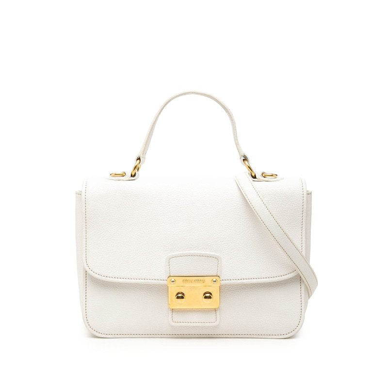 Miu Miu Madras Leather 2way Bag