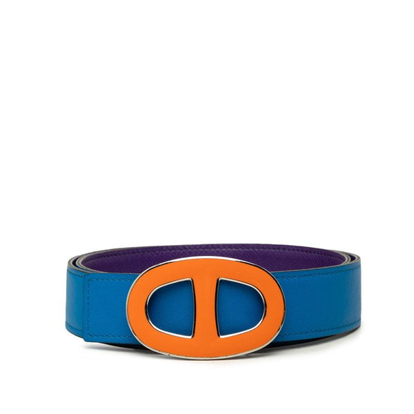 Hermes Chaine d’Ancre reversible calfskin belt