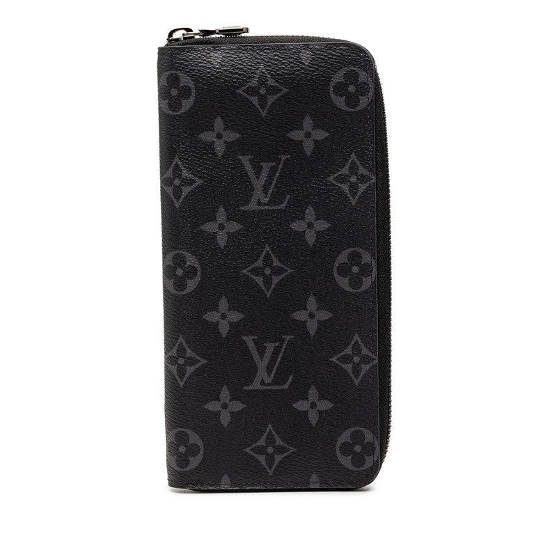 Louis Vuitton Zippy Wallet Vertical Monogram Eclipse Long Wallet