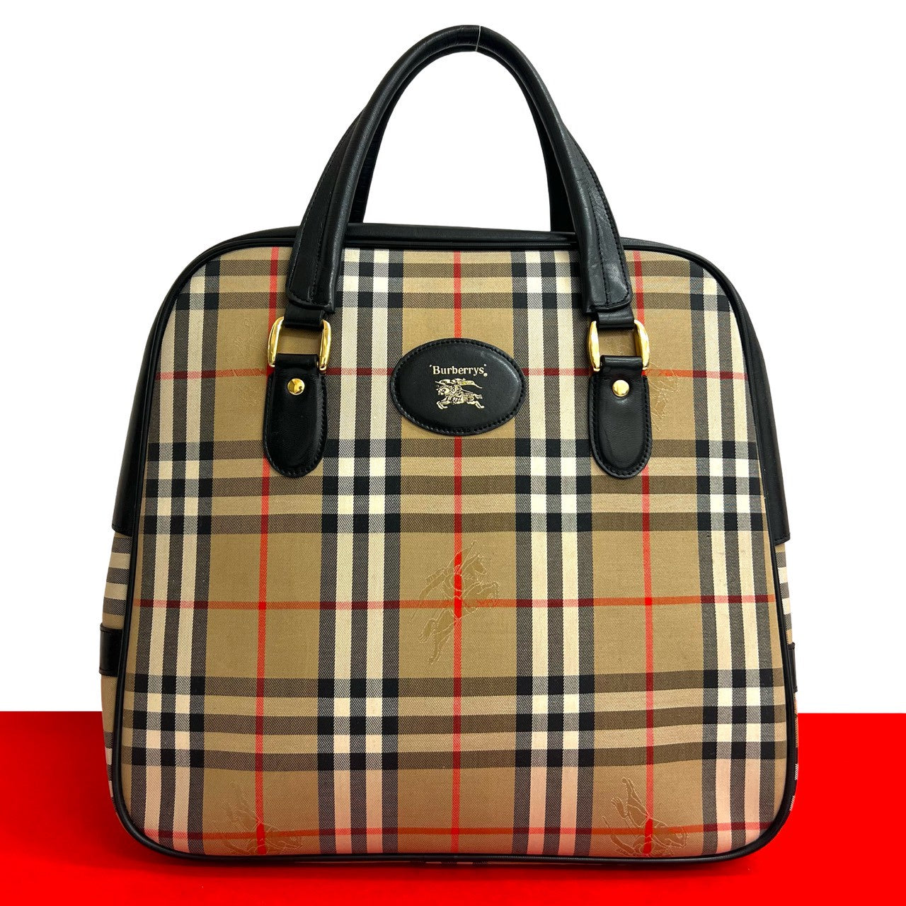 Burberry Canvas Leather Handbag
