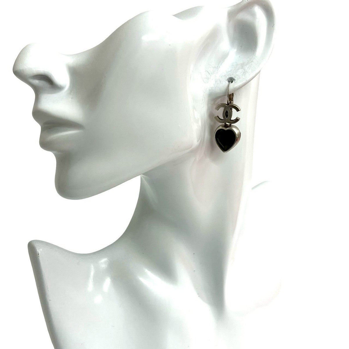 Chanel Heart Earrings