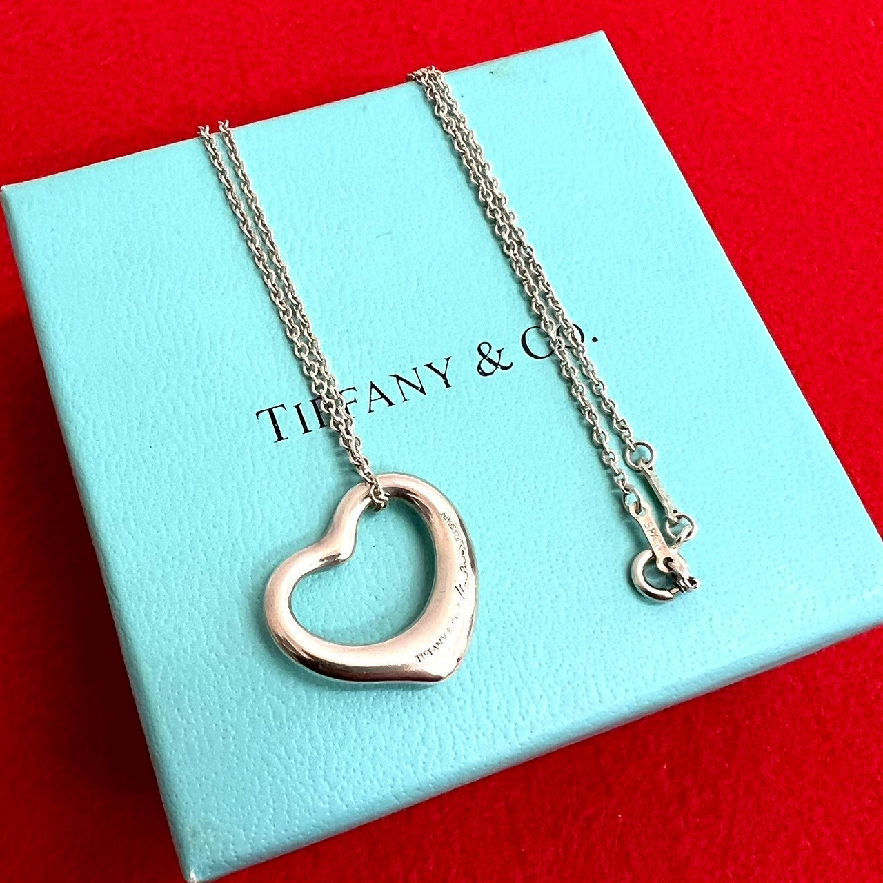 Tiffany Open Heart Silver 925 Necklace