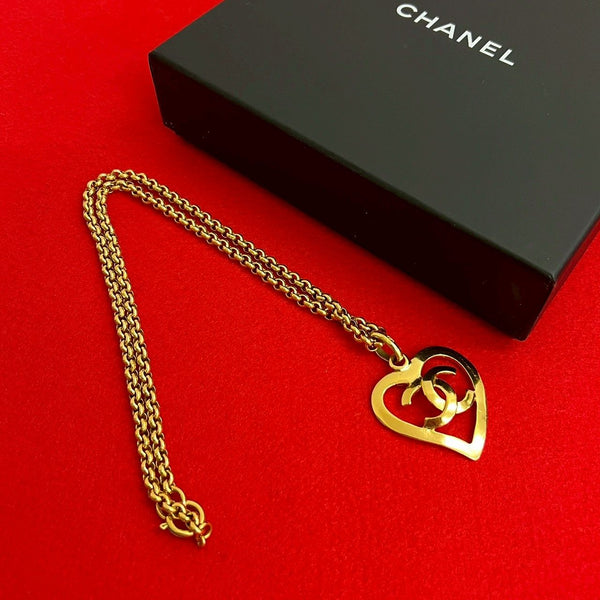 Chanel Heart Pendant Necklace
