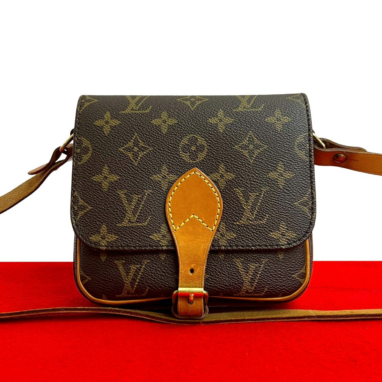 Louis Vuitton Cartouchiere Monogram Shoulder Bag