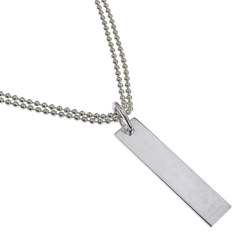 Gucci Bar Silver Necklace