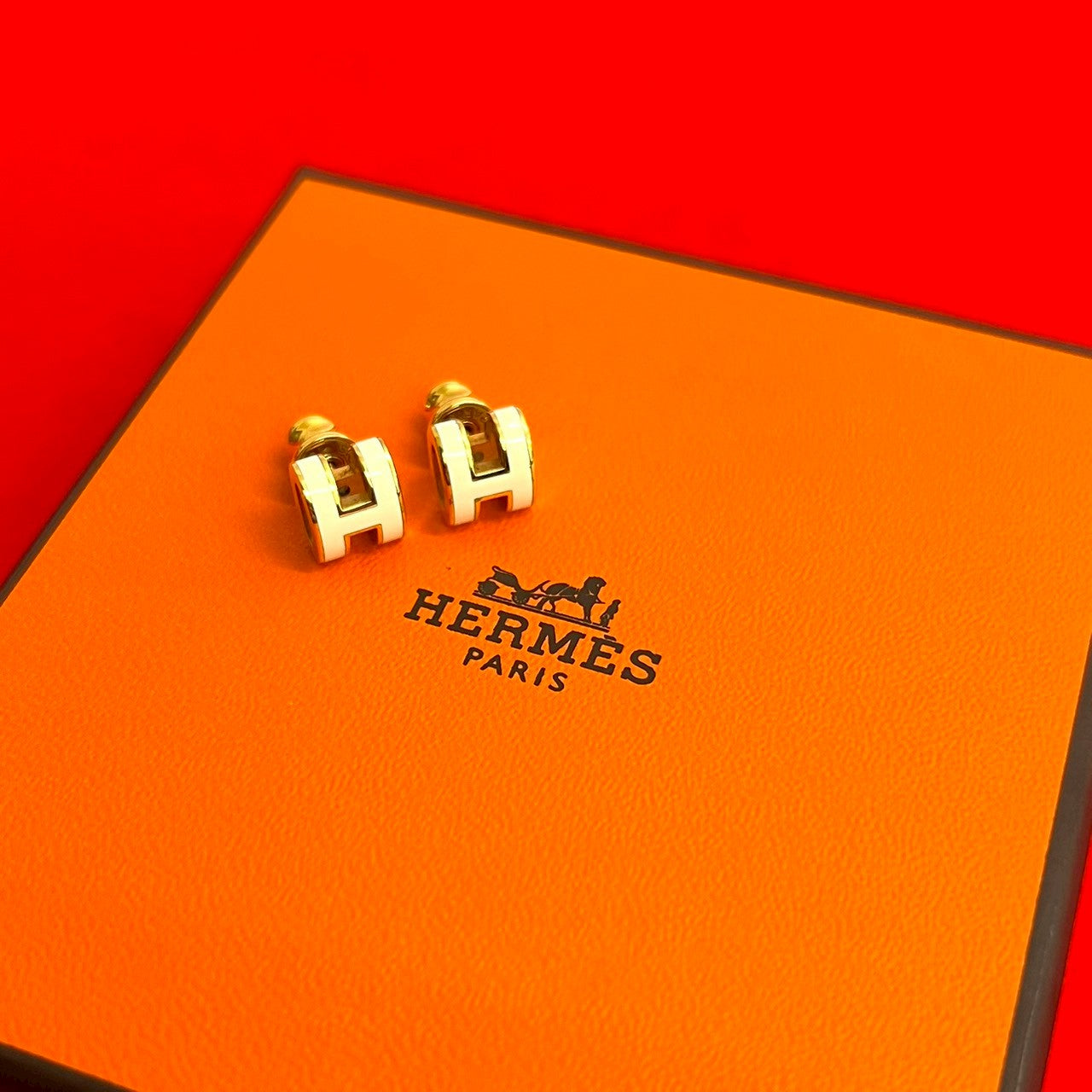 Hermes Mini Pop H Earrings