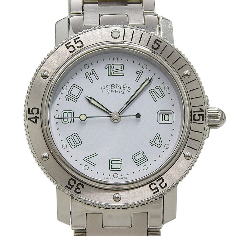 Hermes Clipper Diver Stainless Steel Watch
