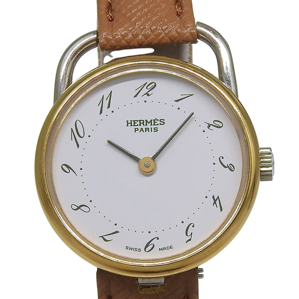 Hermes Arceau Gold Plated Ladies Watch