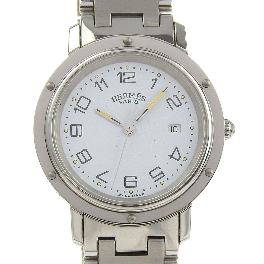 Hermes Clipper Stainless Steel Watch