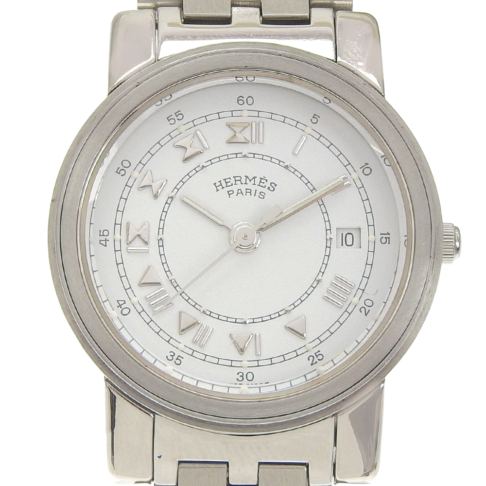 Hermes Carrick Stainless Steel Watch
