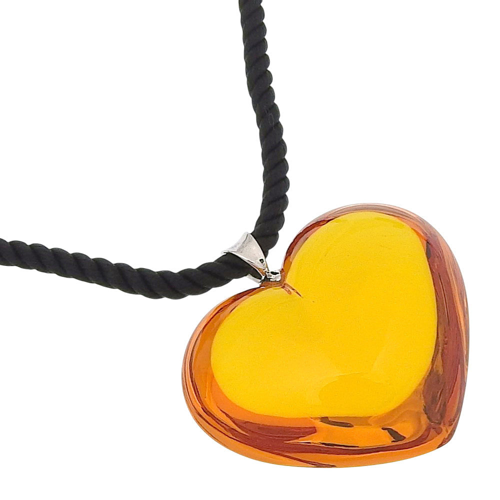 Baccarat Heart Silver Necklace