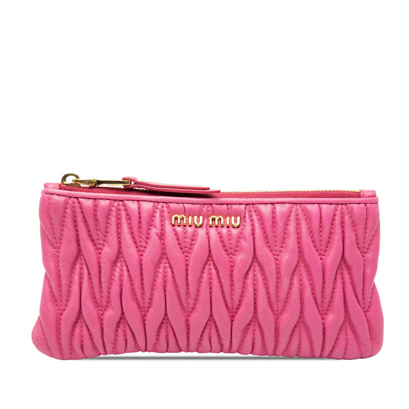 MIUMIU Matelassé Leather Pouch