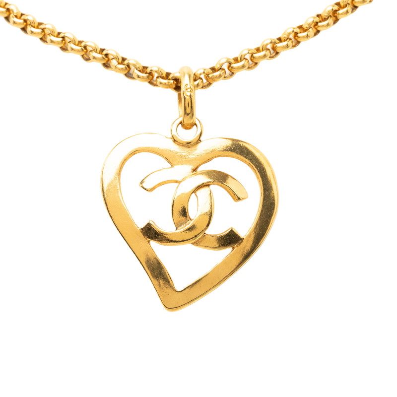 Chanel Heart Pendant Necklace