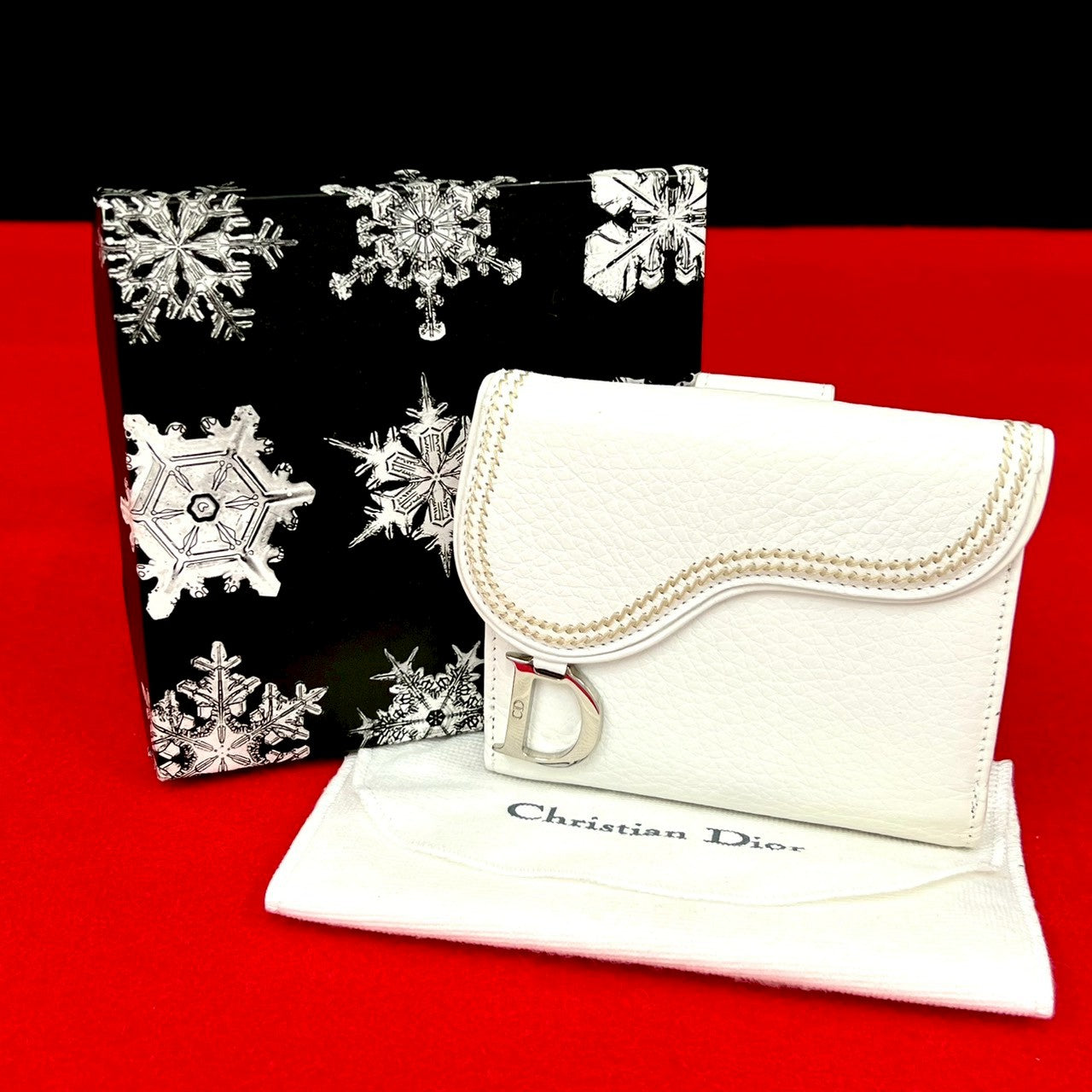 Christian Dior Saddle Leather Wallet
