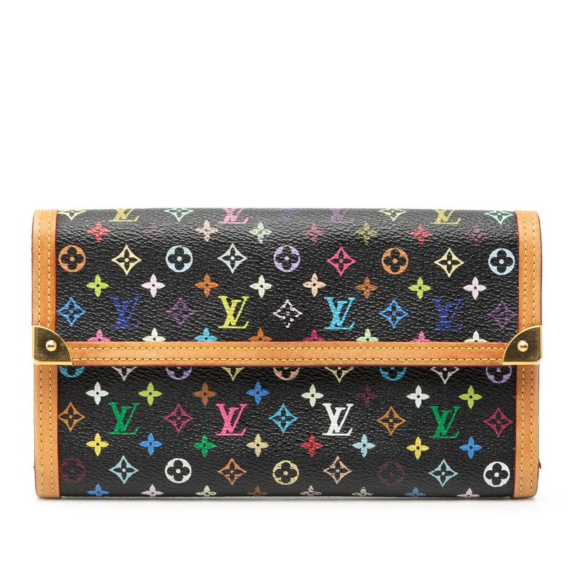 Louis Vuitton Monogram Multicolore Long Trifold Wallet