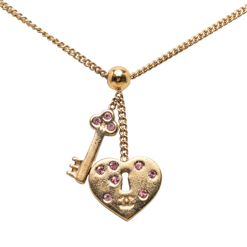Chanel Heart Key Necklace