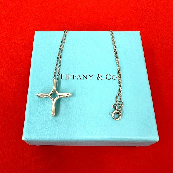 Tiffany&Co. Infinity Cross Silver Necklace