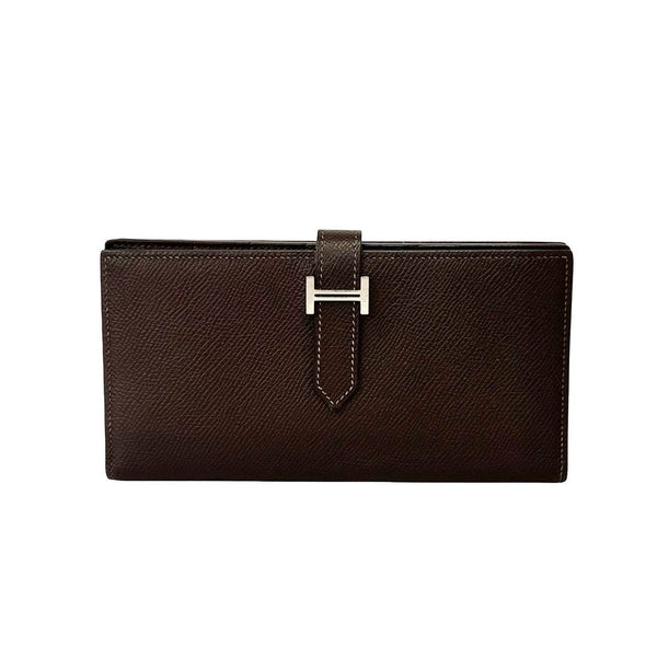 Hermes Bearn Soufflet Epsom Long Wallet
