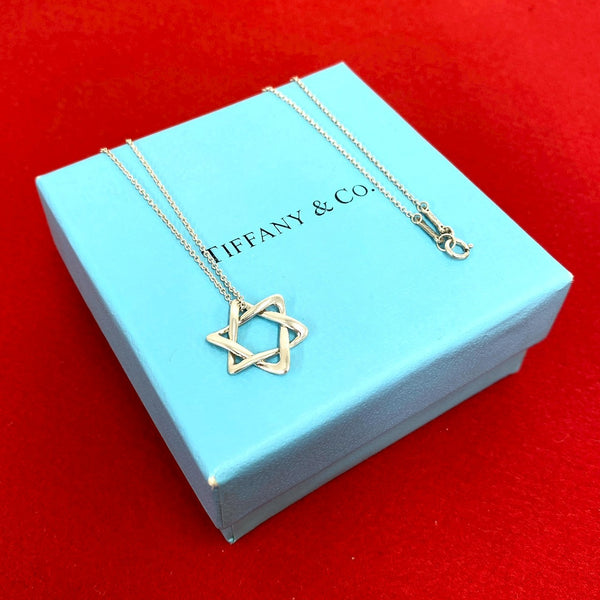 TIFFANY&Co. Star of David Silver Necklace