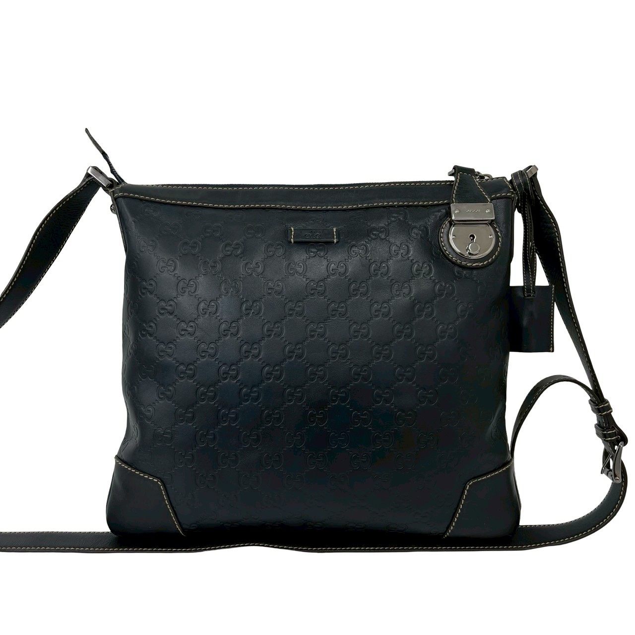 Gucci Guccissima Leather Shoulder Bag