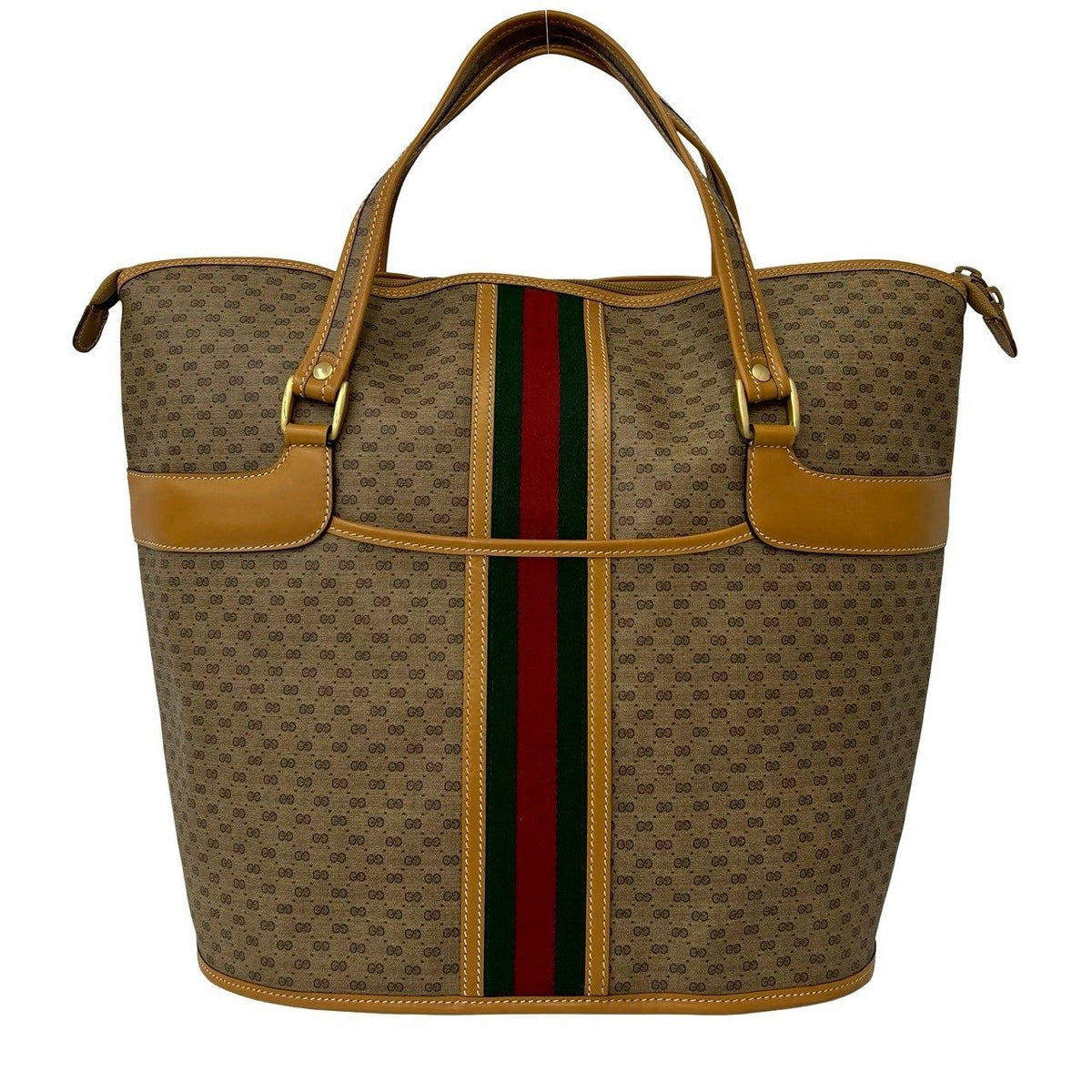 Gucci Micro GG Leather Tote Bag