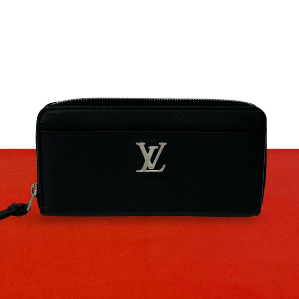 Louis Vuitton Zippy Lockme Leather Wallet