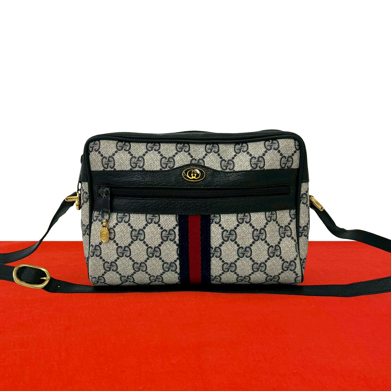 Gucci GG PVC Leather Shoulder Bag