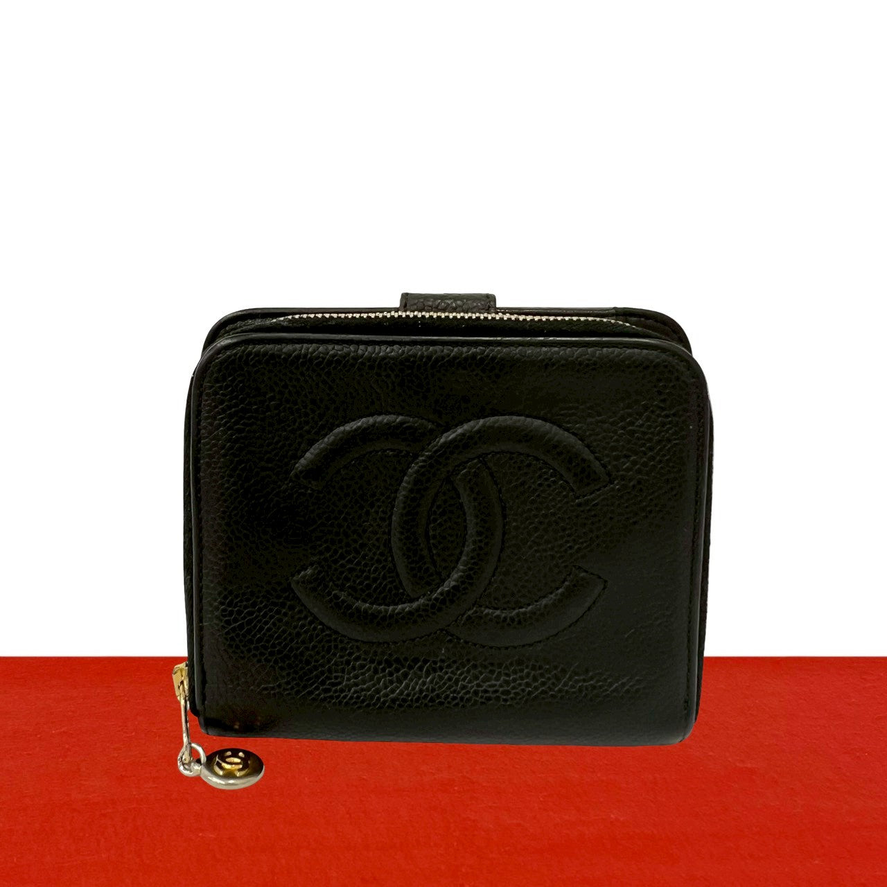 CHANEL Caviar Leather Wallet