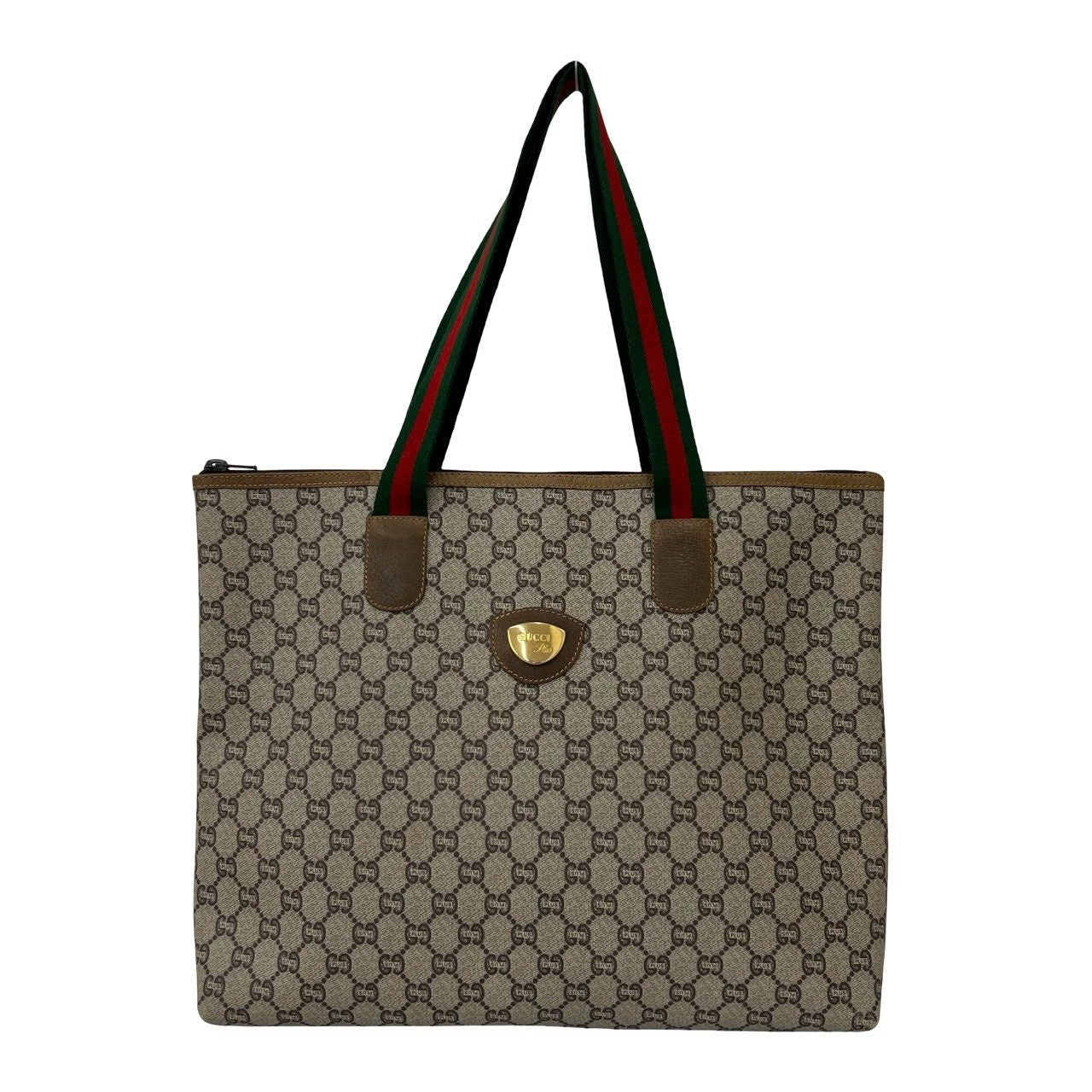 Gucci GG PVC Leather Tote Bag