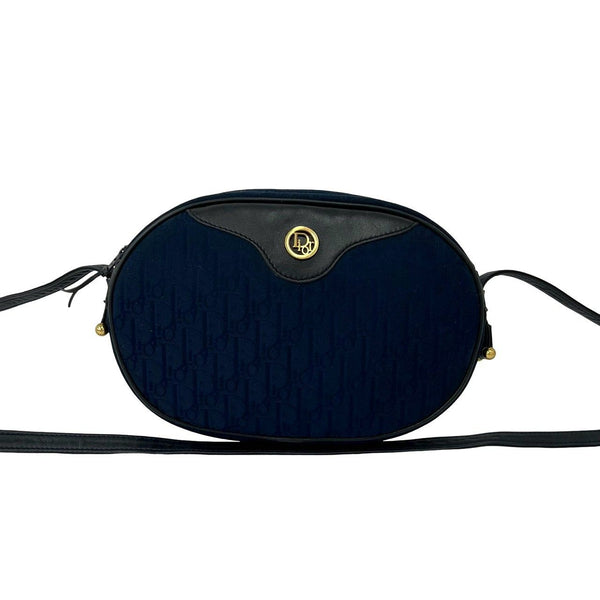 Christian Dior Trotter Canvas Leather Shoulder Bag