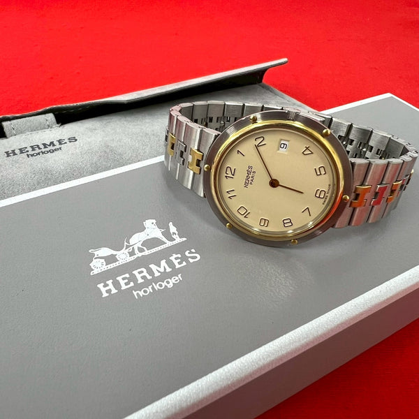 Hermes Clipper Stainless Steel Quartz