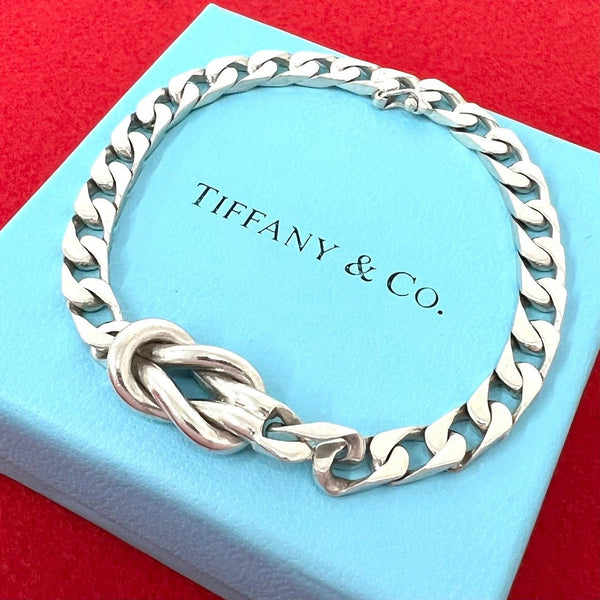 Tiffany&Co. 925 Silver Center Knot Bracelet