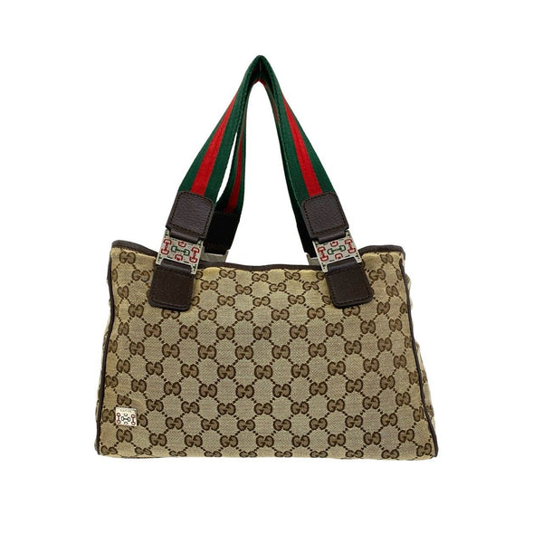 Gucci Canvas Leather Handbag