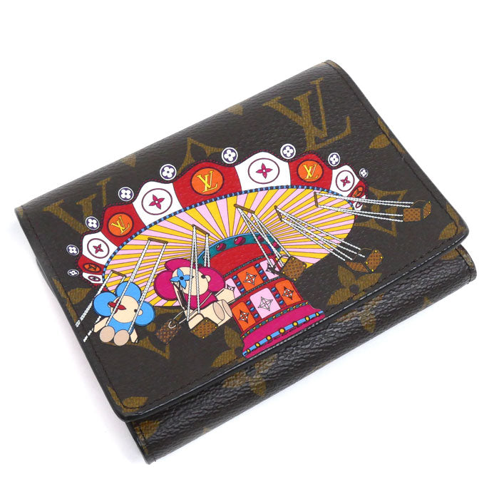 Louis Vuitton Portefeuille Victorine Monogram Trifold Wallet