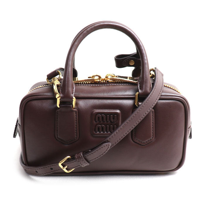 Miu Miu Arcadie Leather 2way Shoulder Bag