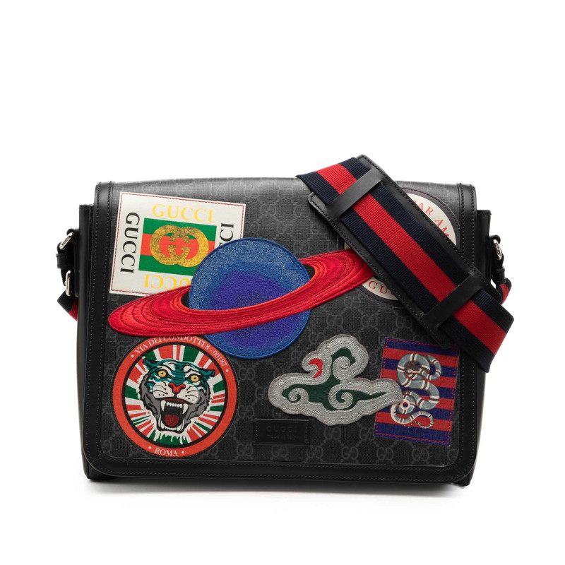 Gucci GG Supreme Courrier PVC shoulder bag