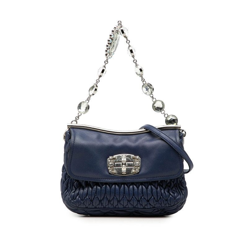 Miu Miu Matelassé Bijou 2way Shoulder Bag