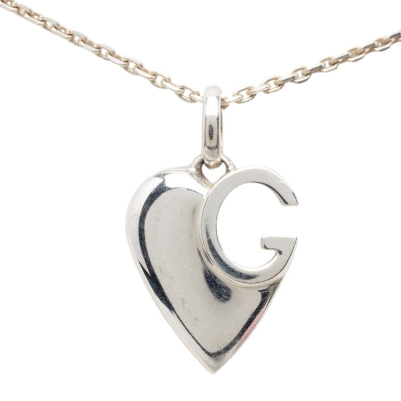Gucci G Heart SV925 Necklace