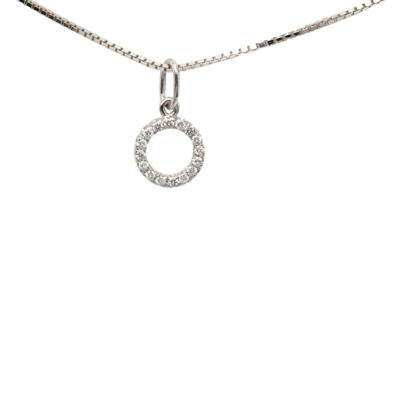 Gucci Au750 White Gold Diamond Necklace