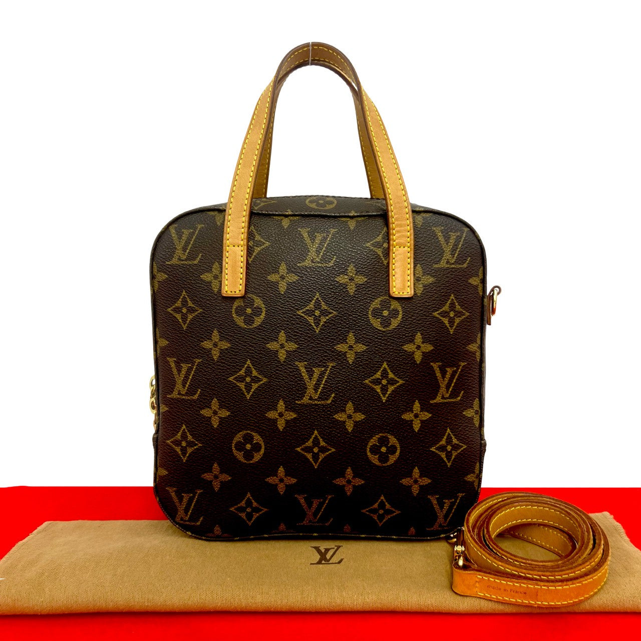 Louis Vuitton Spontini Monogram Leather 2way Bag