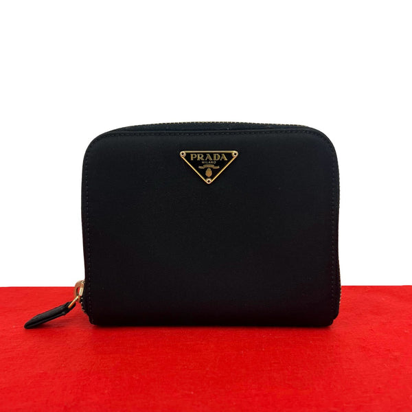 Prada Tessuto Saffiano Leather Wallet