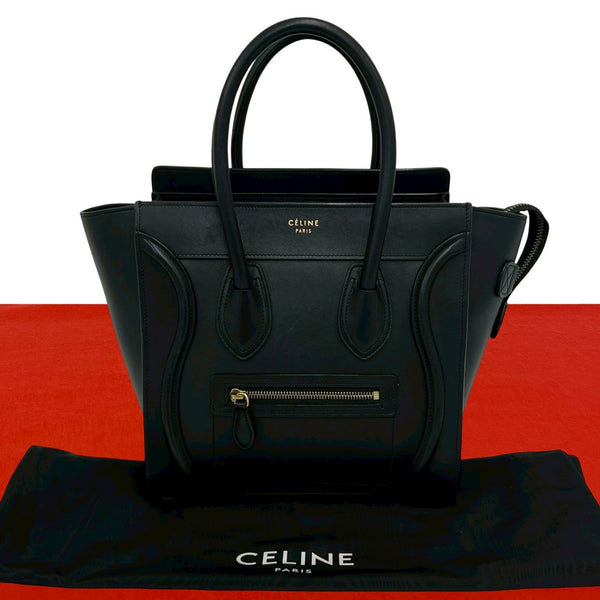 Celine Luggage Micro Leather Handbag